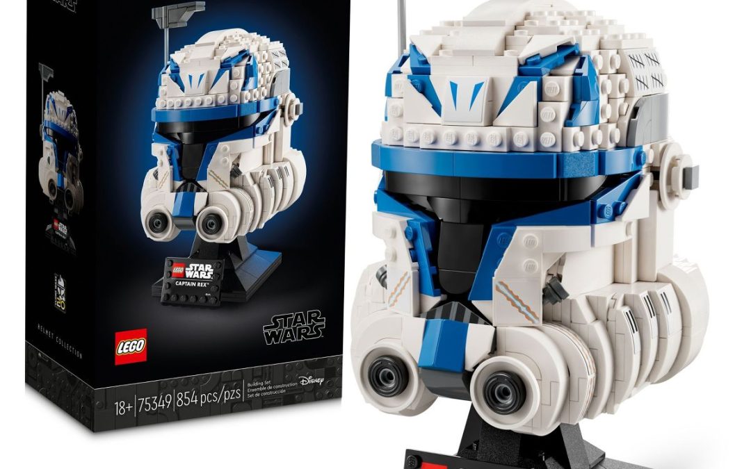 New Star Wars The Clone Wars Captain Rex Helmet Lego Set available now!