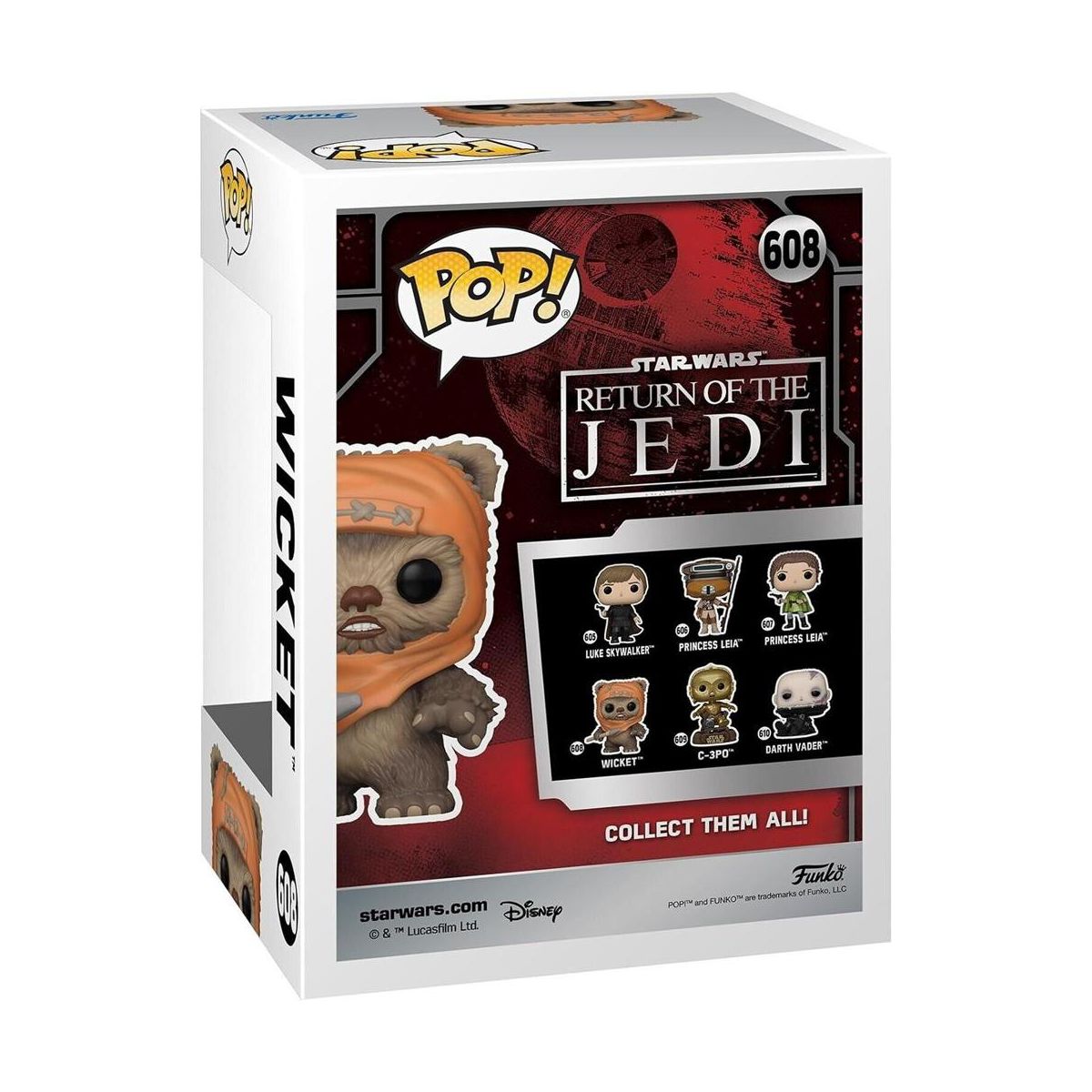 ROTJ 40th Anniversary Funko Pop! Wicket Bobble Head Toy 2