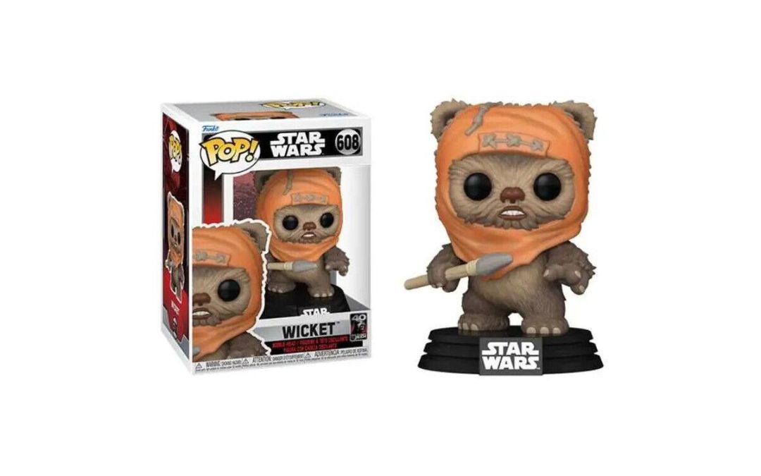 New Return of the Jedi 40th Anniversary Funko Pop! Wicket Bobble Head Toy available now!