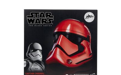 New Star Wars Galaxy's Edge Captain Cardinal Electronic Helmet available now!