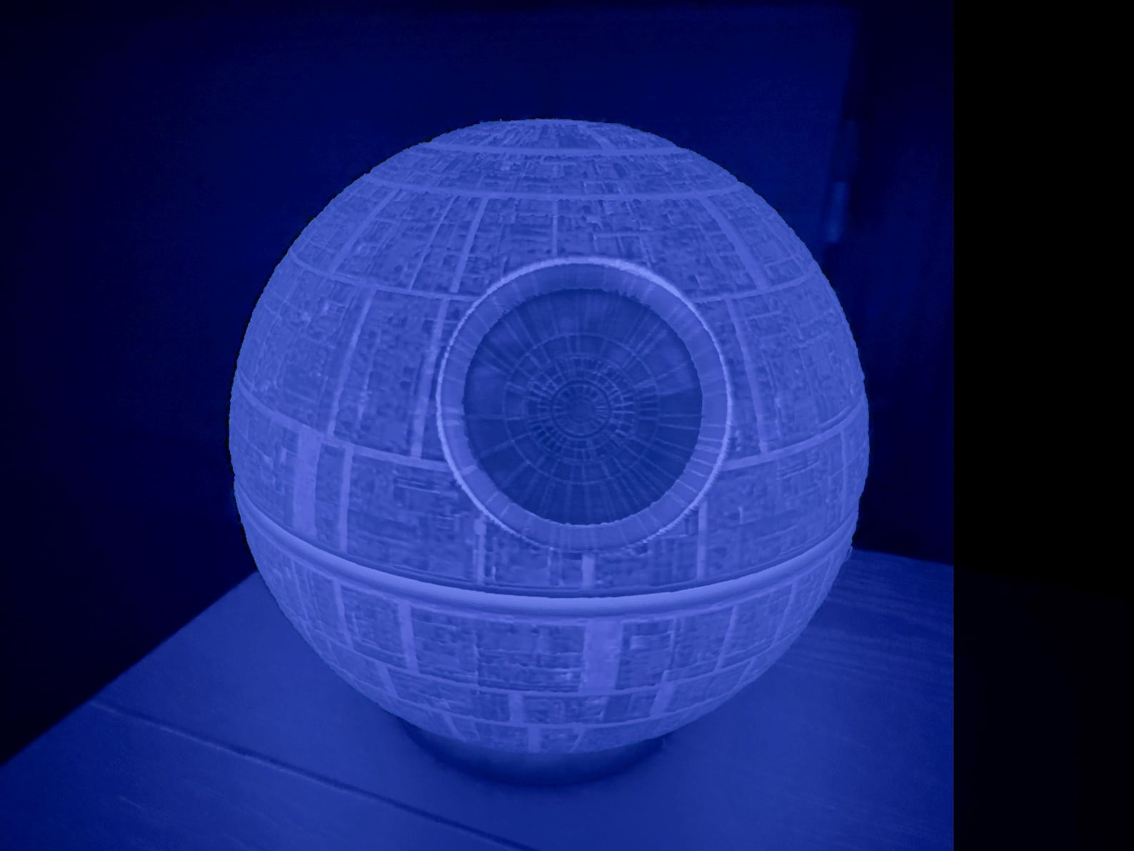 SW 3D Printed Death Star Illuminate Lamp 3