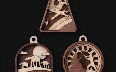 New Star Wars Trilogy Set Christmas Ornaments 3-Pack available now!