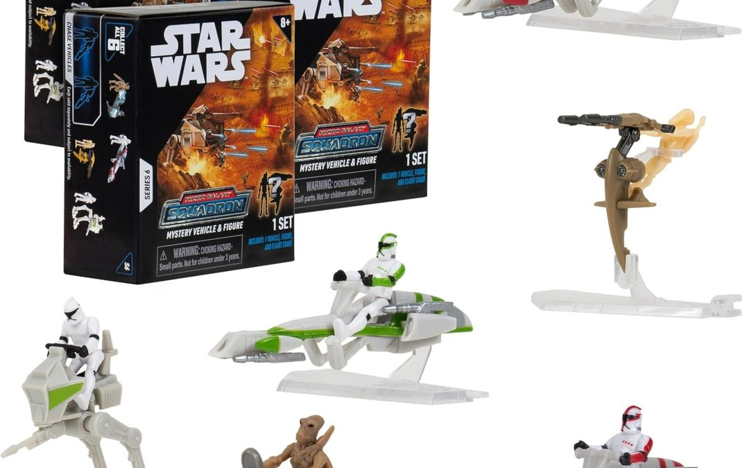 New Star Wars Micro Galaxy Squadron Scout Class Mystery Box 3-Pack Set available now!