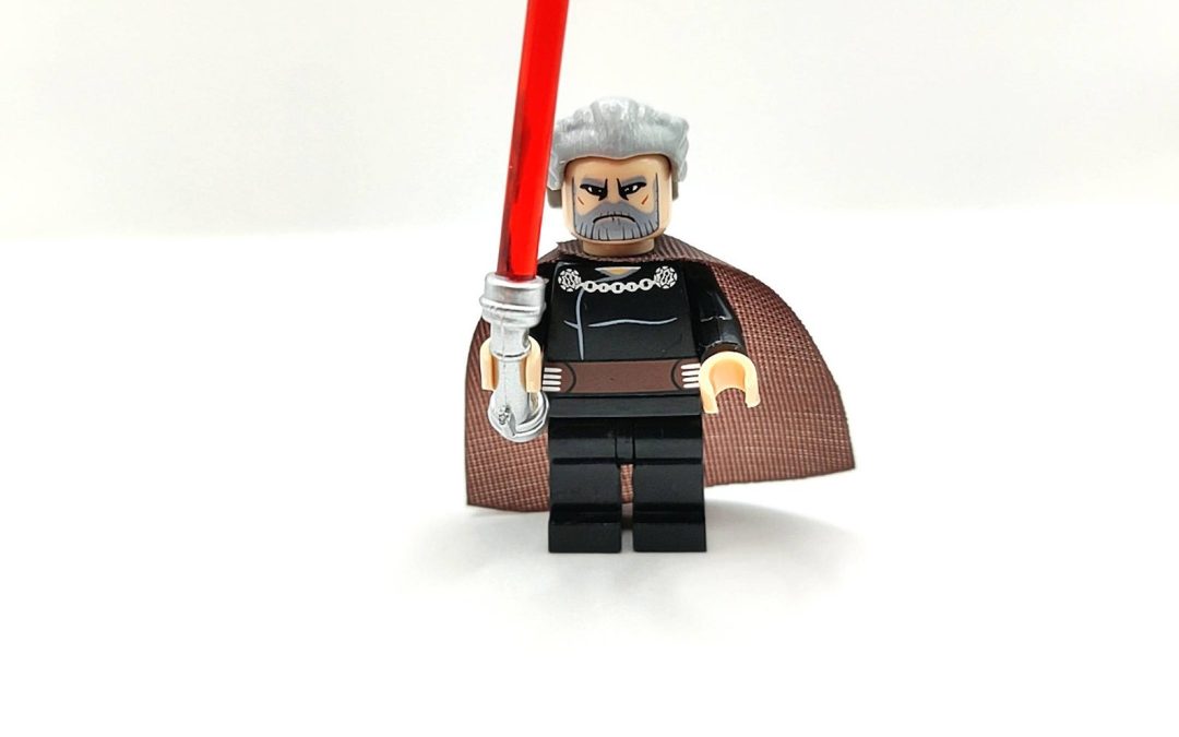 New Star Wars Count Doku Sith Lord Lego Mini Figure available now!