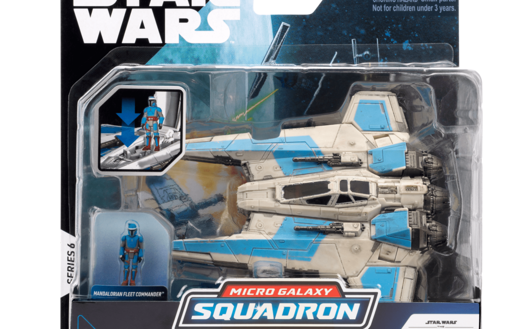 New The Mandalorian Micro Galaxy Squadron Fang Fighter and Mini Figure Set available now!