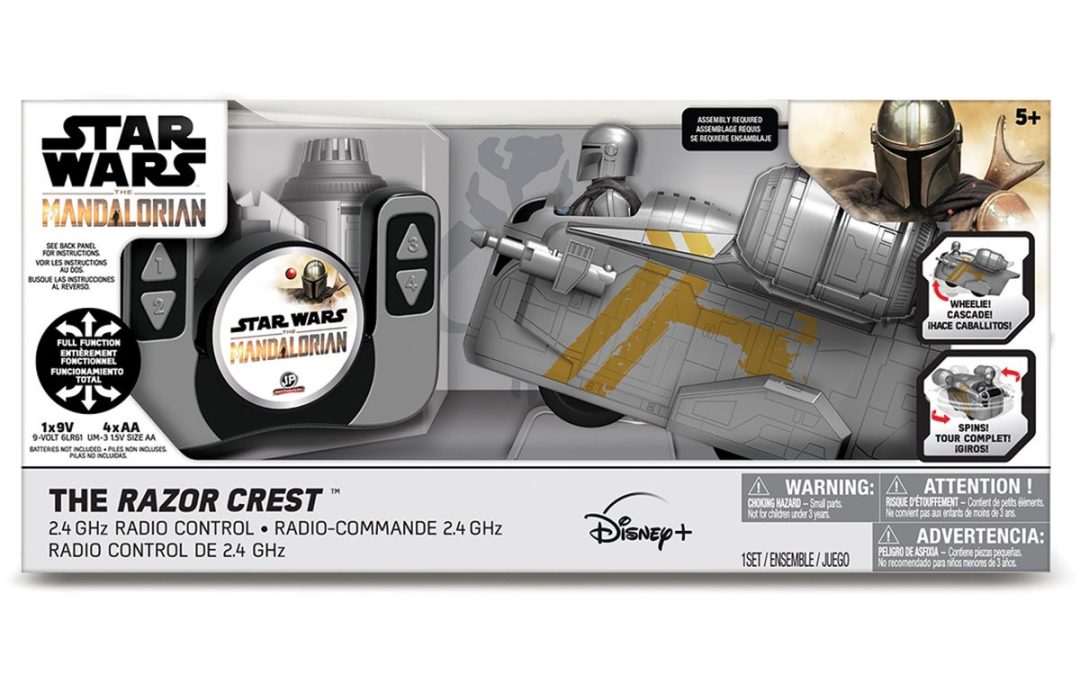 New The Mandalorian Razor Crest Remote Control Vehicle Toy available now!