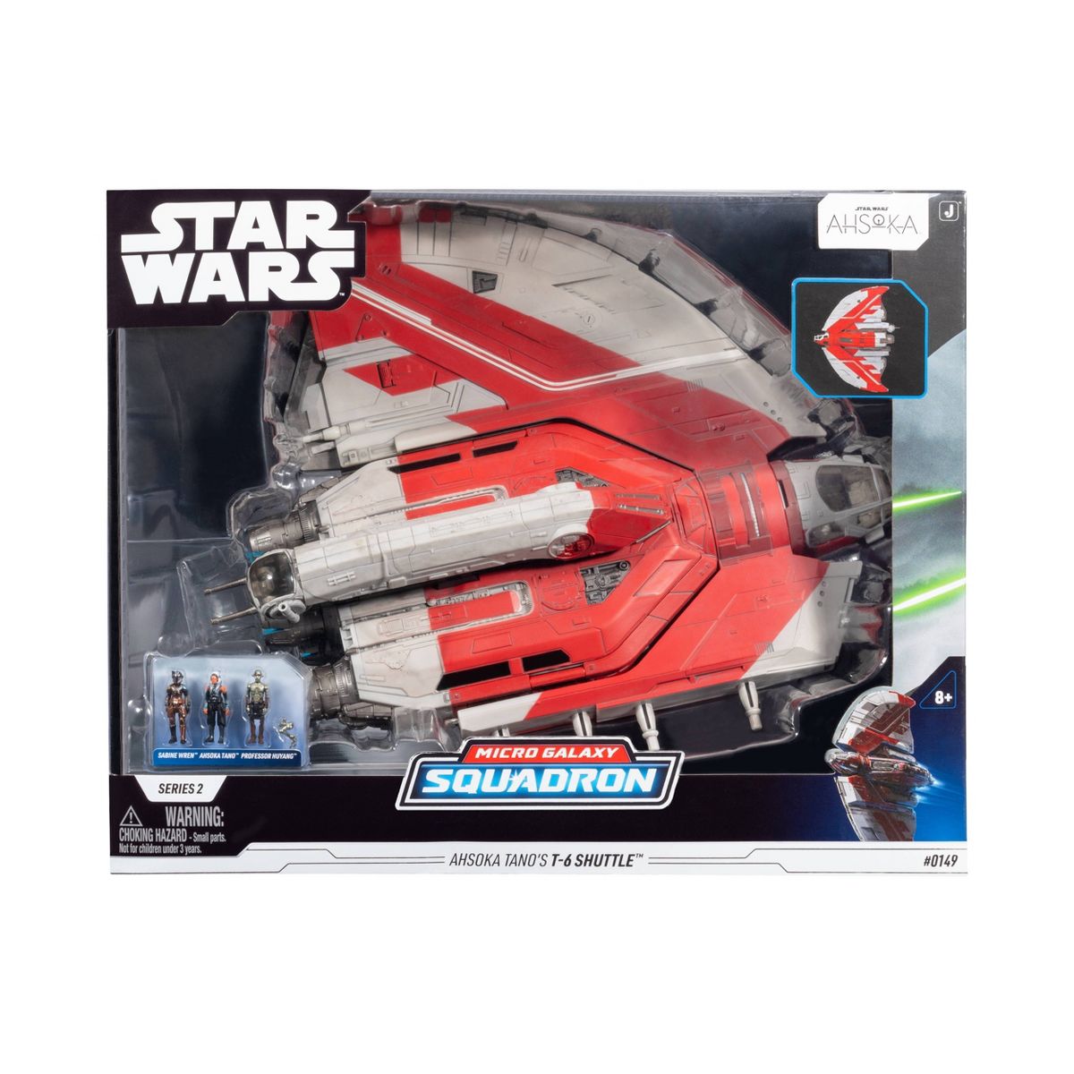 SWA Micro Galaxy Ahsoka Tano's T-6 Shuttle and Mini Figure Set 1