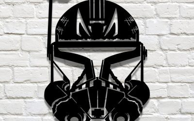 New Star Wars The Clone Wars Captain Rex Metal Art Piece available now!