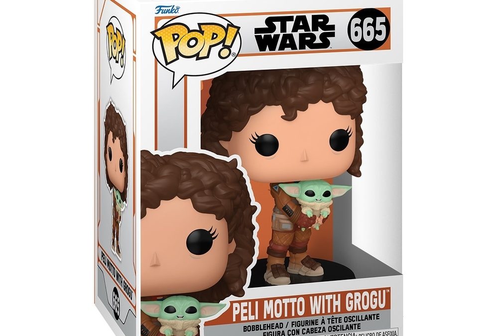 New The Mandalorian Peli Motto (with Grogu) Funko Pop! Bobble Head Toy available now!