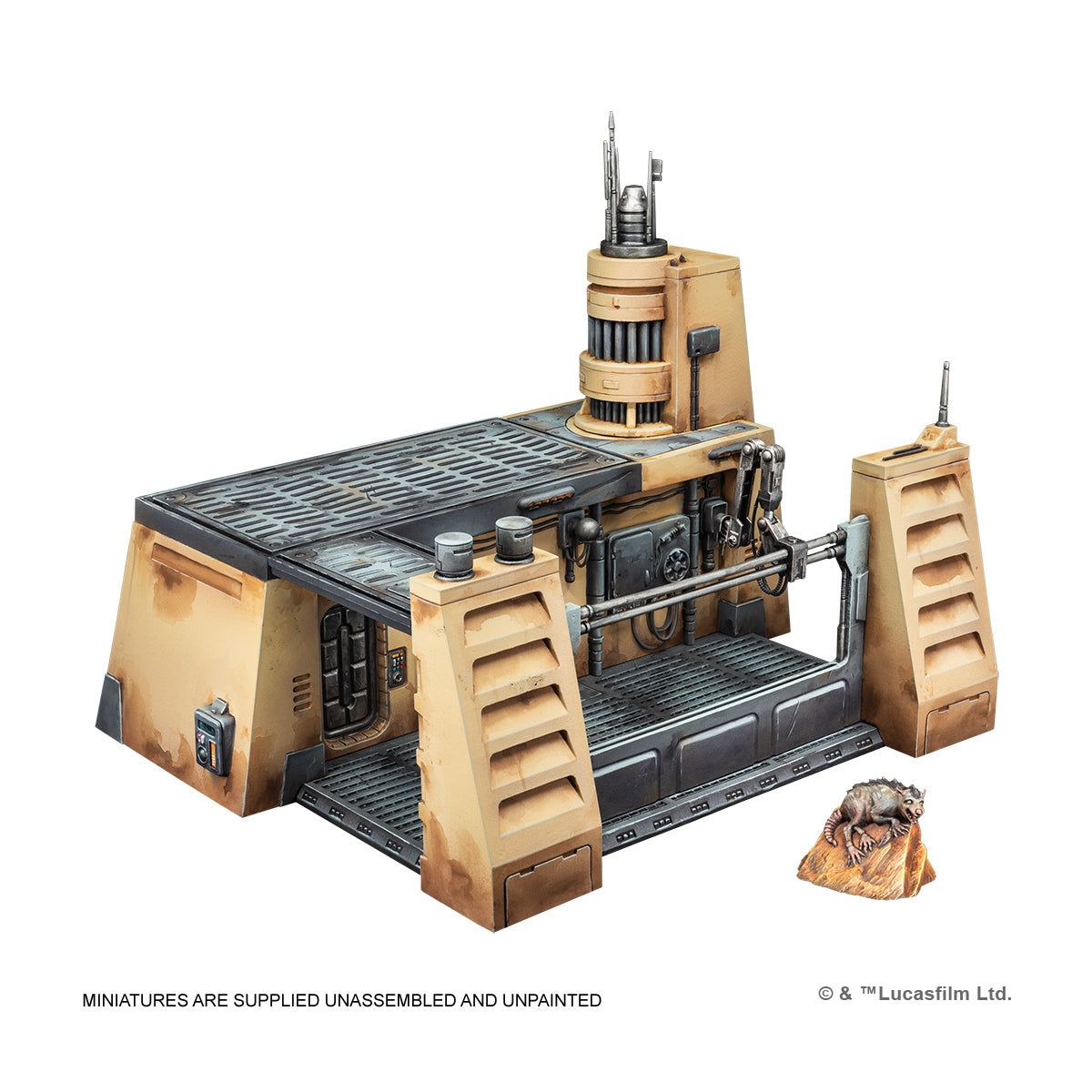 SW Shatterpoint Maintenance Bay Terrain Model Kit Pack 2