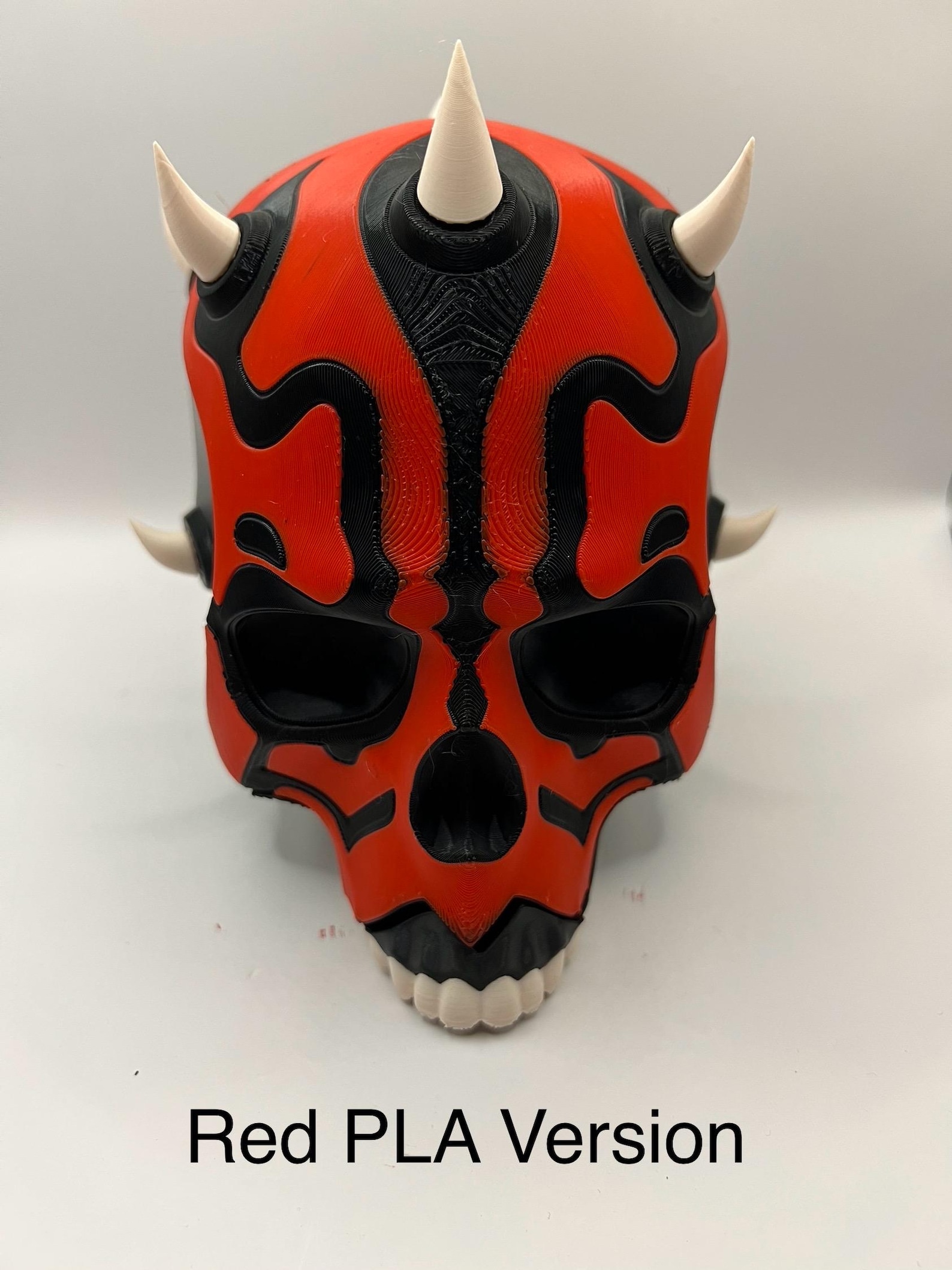 SW Inspired Darth Maul 3D Printed Skull Fan Art 3