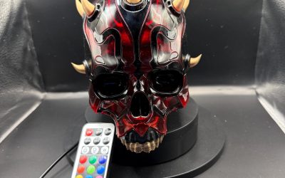 New Star Wars Inspired Darth Maul 3D Printed Skull Fan Art available now!