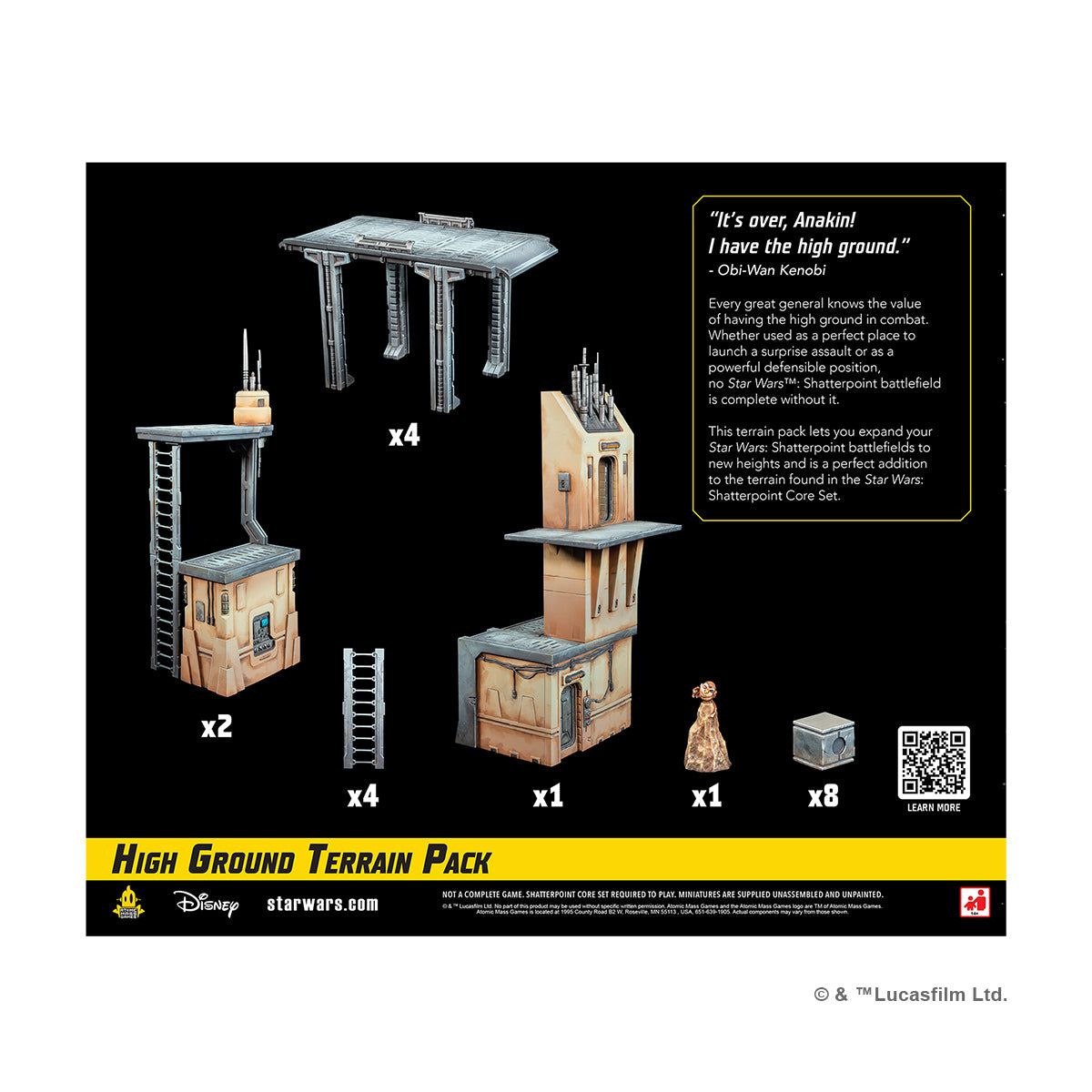 SW Shatterpoint High Ground Terrain Model Kit Pack 2