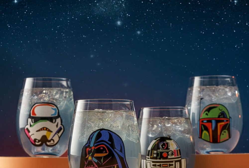 New Star Wars Cosmic Color Stemless Drinking Glasses 4-Pack Set available now!