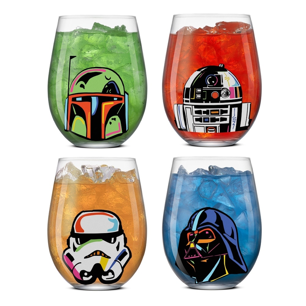 SW Cosmic Color Stemless Drinking Glasses 4-Pack Set 3