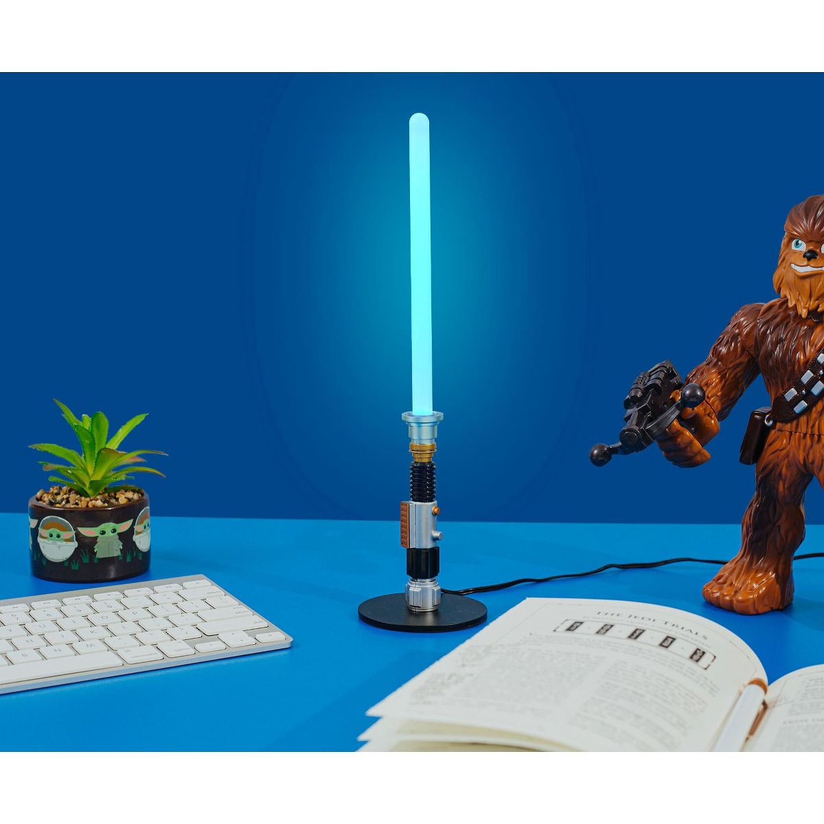 Obi-Wan Kenobi Blue Lightsaber 12-Inch Mini LED Mood Light 2