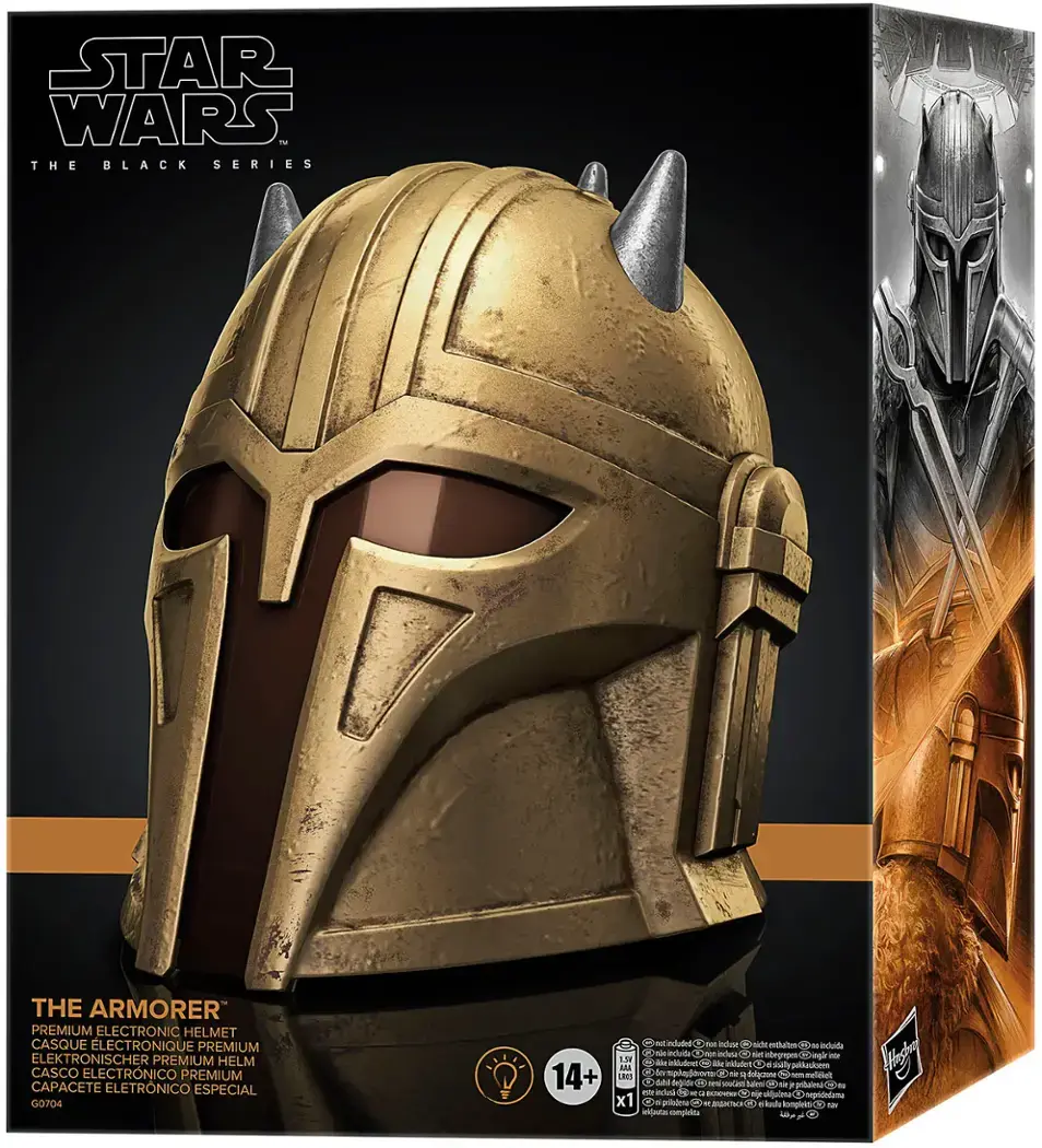 TM The Black Series The Armorer Electronic Helmet 1