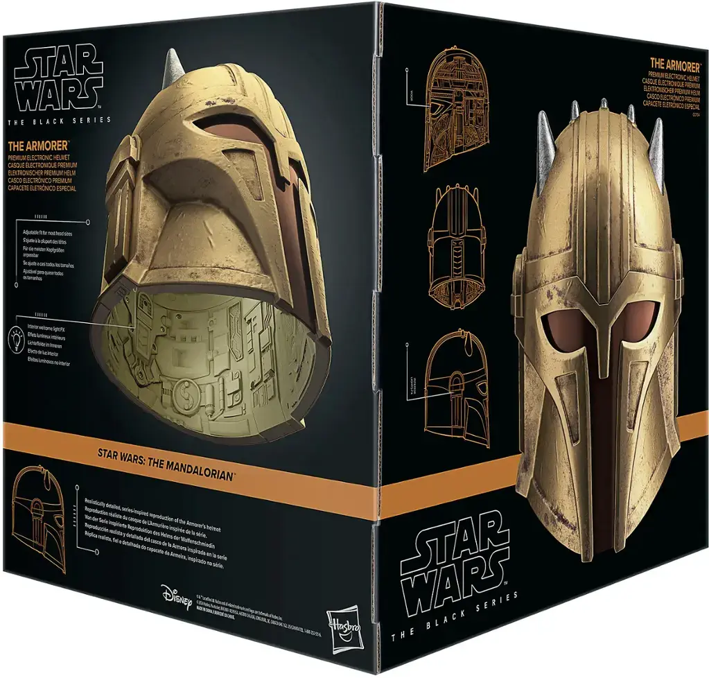 TM The Black Series The Armorer Electronic Helmet 2