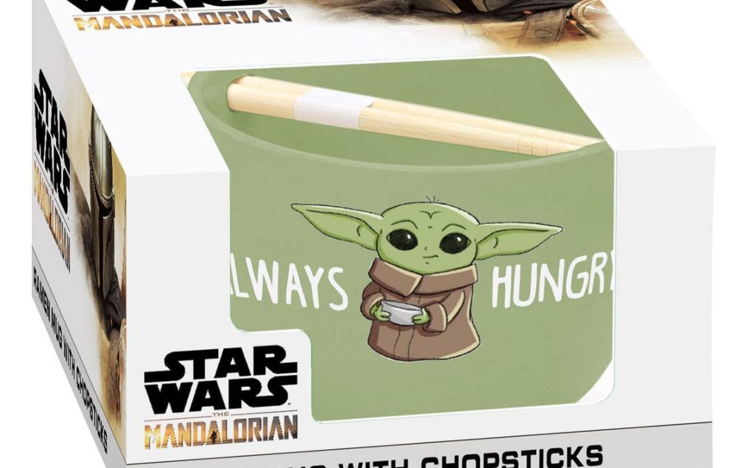 New The Mandalorian The Child (Grogu) "Always Hungry" Ramen Mug (with Chopsticks) available!