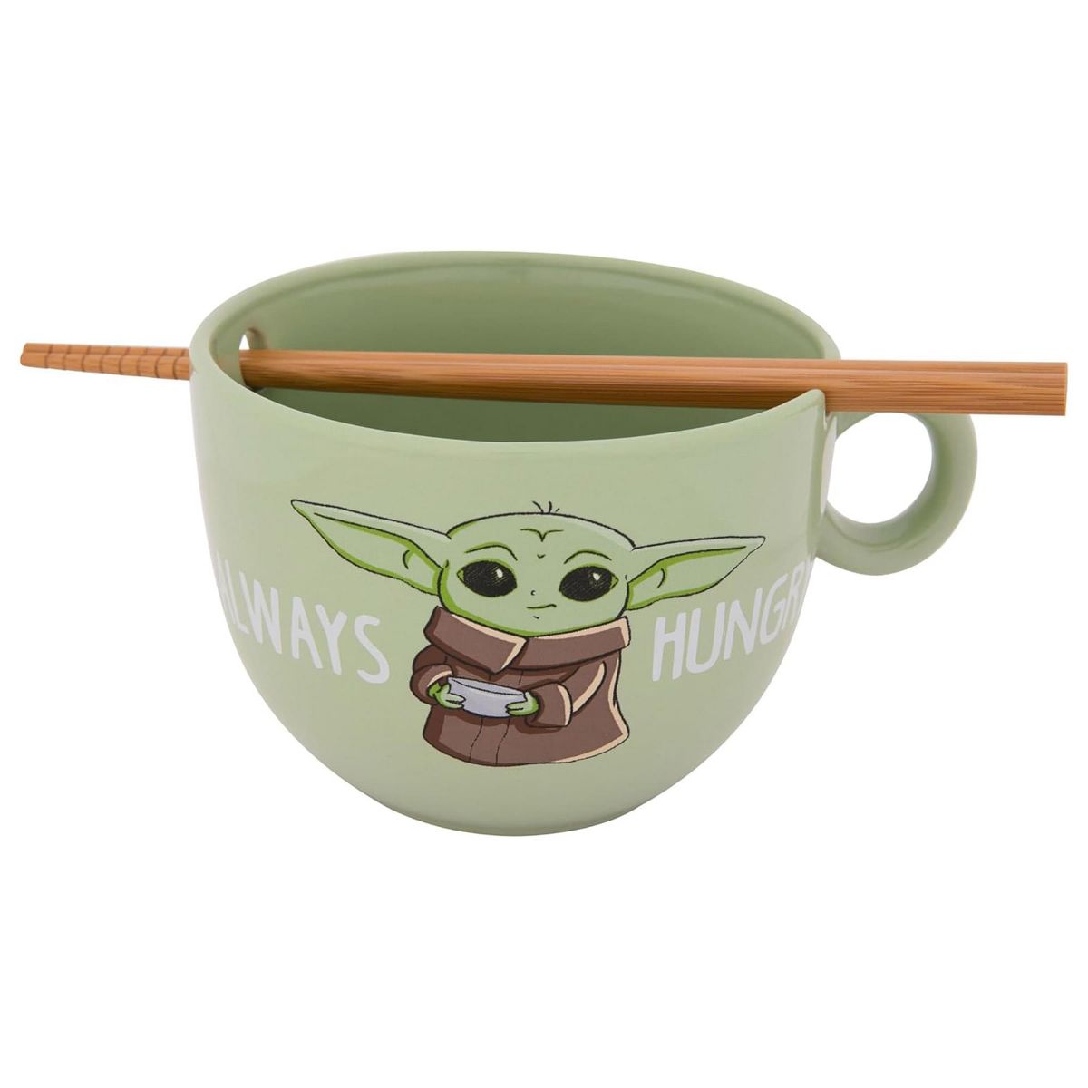 TM The Child (Grogu) "Always Hungry" Ramen Mug (with Chopsticks) 2