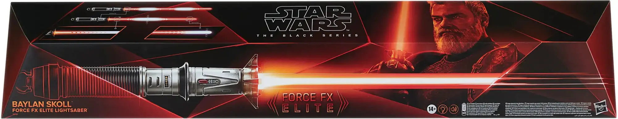 SWA Baylan Skoll Black Series Force FX Elite Lightsaber 1