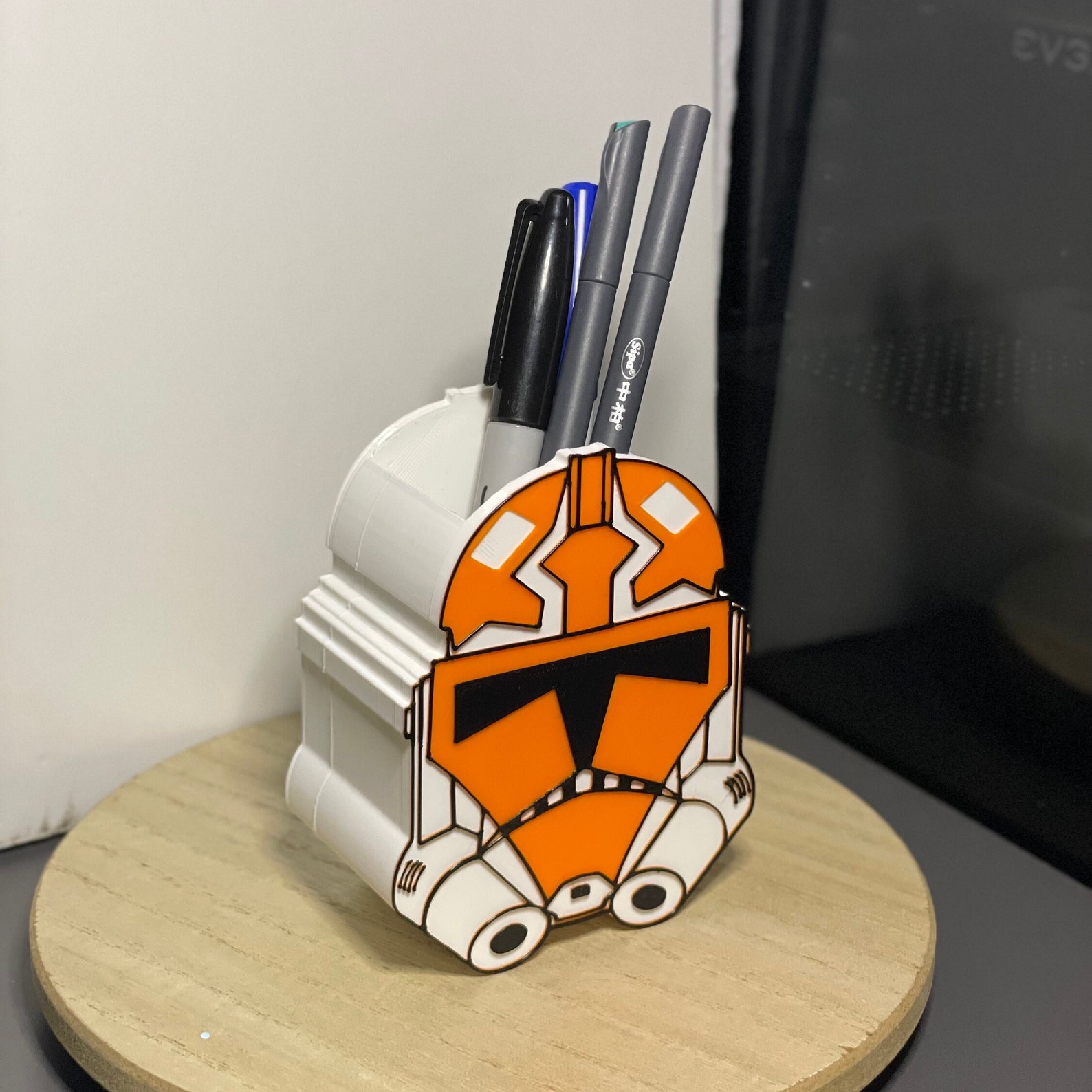 SWTCW Ashoka Trooper Helmet Multi-Use Pen Holder 2