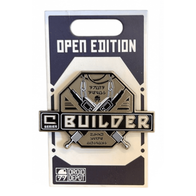 New Star Wars Galaxy's Edge Droid Depot C Series Builder Pin available now!