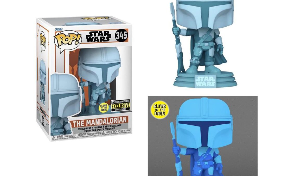 New The Mandalorian Din Djarin Hologram (Glow in the Dark) Funko Pop! Bobble Head Toy available now!