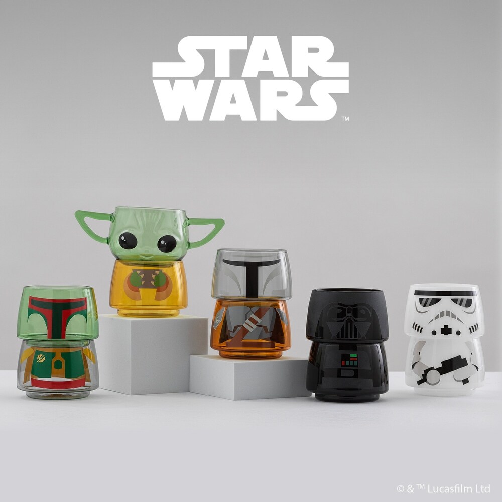 TM Boba Fett Character Collection Stackable Glass 3