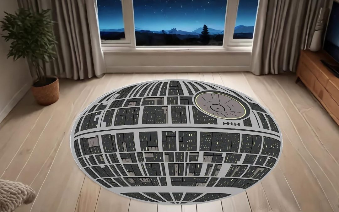 New Star Wars Death Star Decor Round Floor Rug available now!