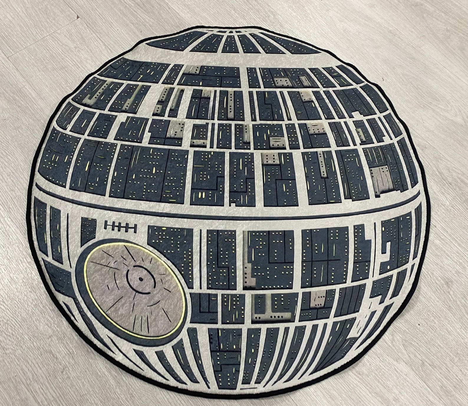 SW Death Star Decor Round Floor Rug 3