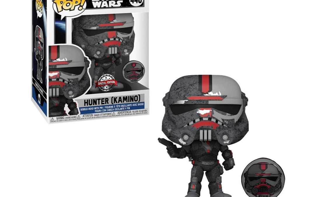 New The Bad Batch Hunter (Kamino) Funko Pop! Bobble Head Toy available now!