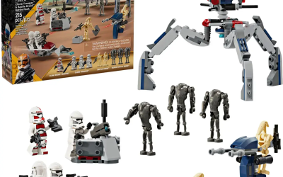 New Star Wars The Clone Wars Clone Trooper & Battle Droid Battle Pack Lego Set available now!