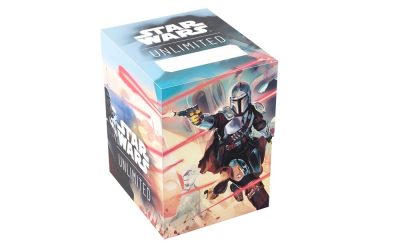 New The Mandalorian Unlimited Soft Crate Moff Gideon Card Game Deck Box available now!