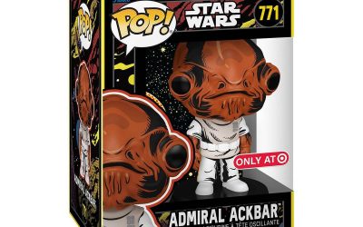 New Return of the Jedi Admiral Ackbar Funko Pop! Retro Bobble Head Toy available for pre-order!