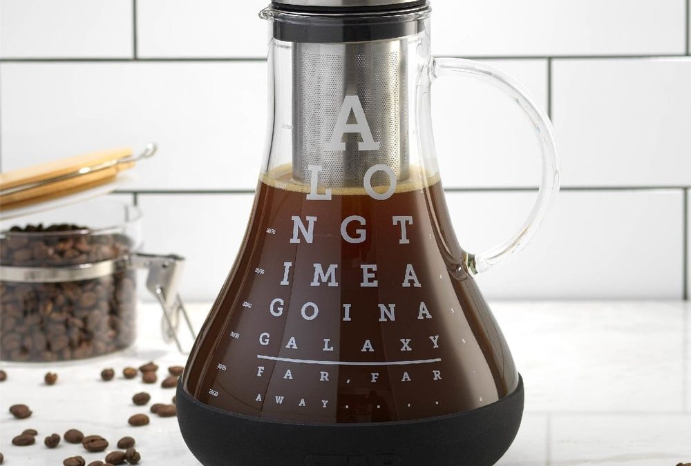 New Star Wars Eye Chart Cold Brew Glass Pitcher available now!