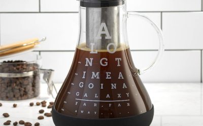 New Star Wars Eye Chart Cold Brew Glass Pitcher available now!