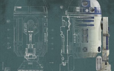 New Star Wars R2-D2 Ultra-strippable Prepasted Mural available now!