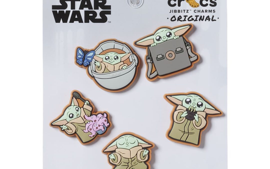 New The Mandalorian The Child (Grogu) Crocs Jibbitz 5-Pack available now!