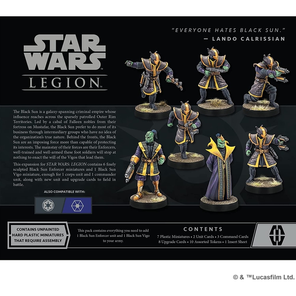 SW Legion of the Black Sun Enforcers Unit Expansion Figure Pack 2