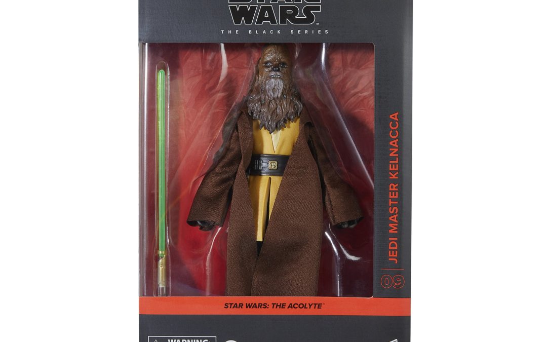 New Star Wars The Acolyte Jedi Master Kelnacca Black Series Figure available now!