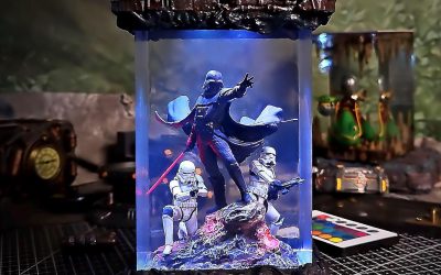 New Star Wars Darth Vader Handmade Epoxy Resin Lamp available now!