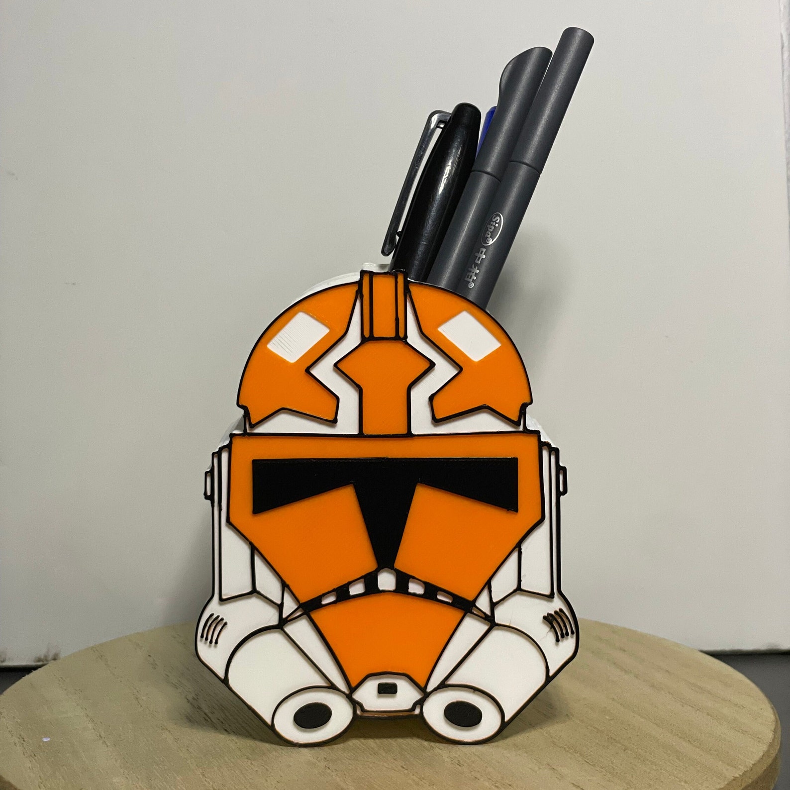 SWTCW Ashoka Trooper Helmet Multi-Use Pen Holder 1