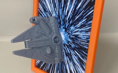 New Star Wars Millennium Falcon Wall & Desk Art 3 Dimensional Effect Decor available now!