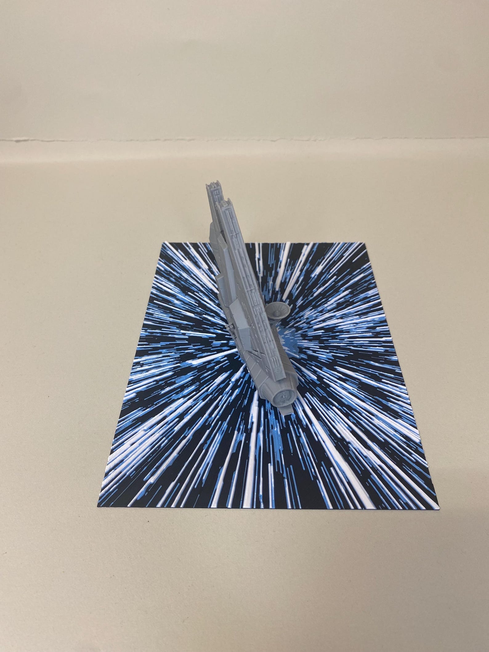 SW Millennium Falcon Wall & Desk Art 3 Dimensional Effect Decor 4