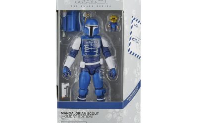 New The Mandalorian The Black Series Mandalorian Scout (Holiday Edition) Figure available now!
