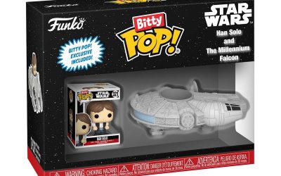 New Star Wars Funko Pop! Bitty Ride Han Solo with Millenium Falcon Bobble Head Toy Set available!