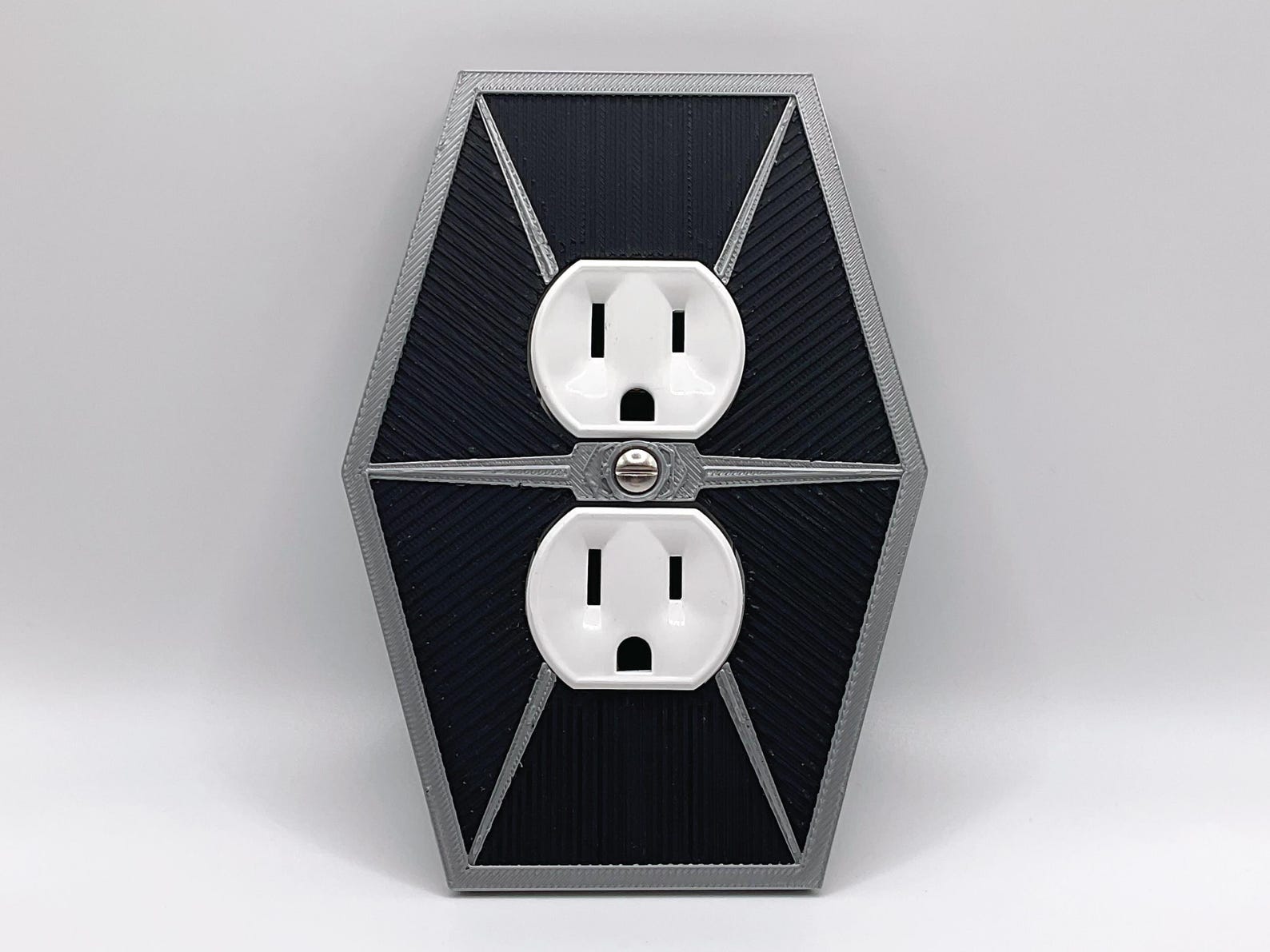 SW Imperial TIE Fighter Wing Outlet Cover Plate Decor 1