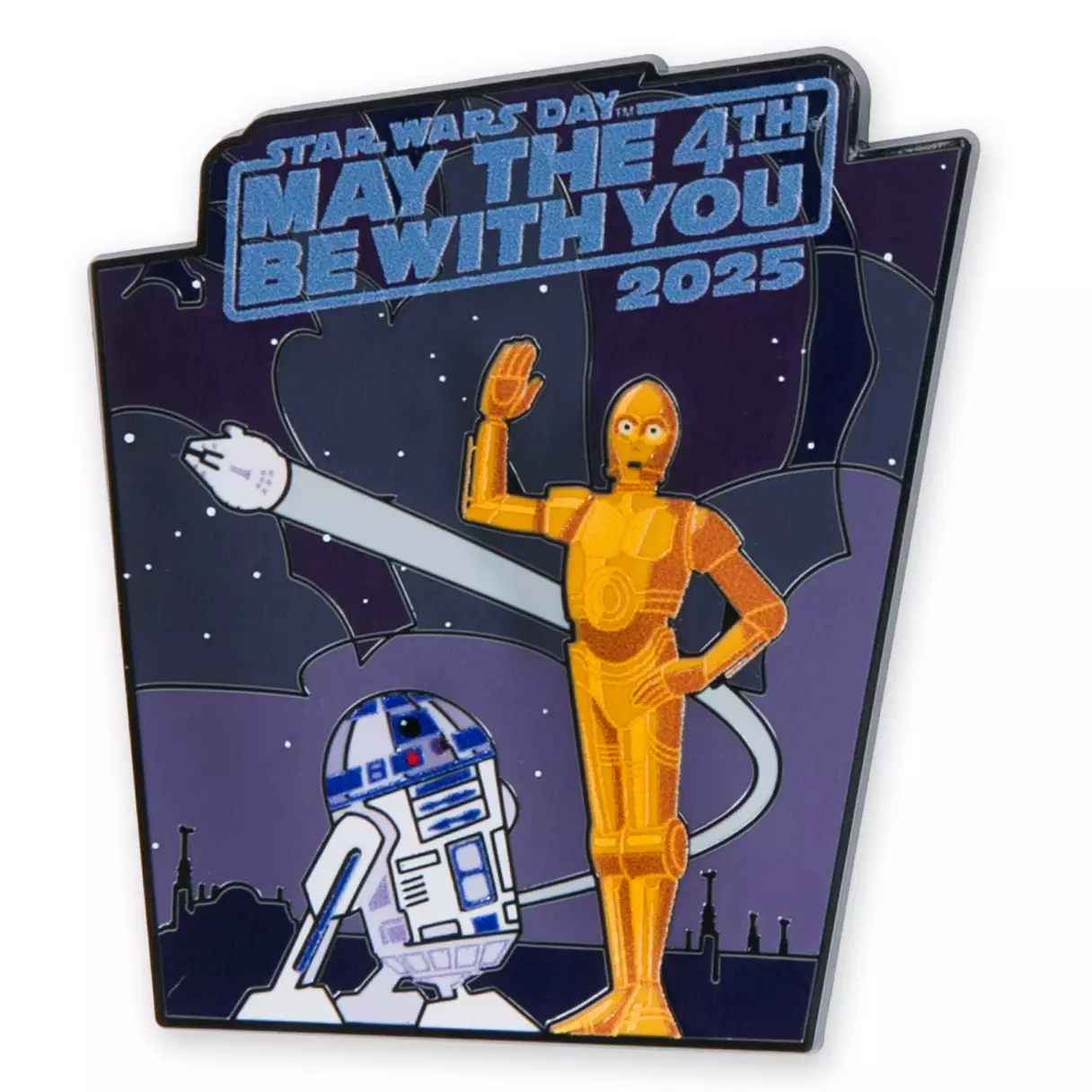 SW R2-D2 and C-3PO ''May the 4th Be With You'' 2025 Pin 2