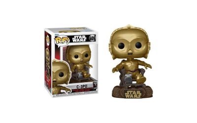 New Return of the Jedi Funko Pop! C-3PO in Chair 40th Anniversary Bobble Head Toy available!